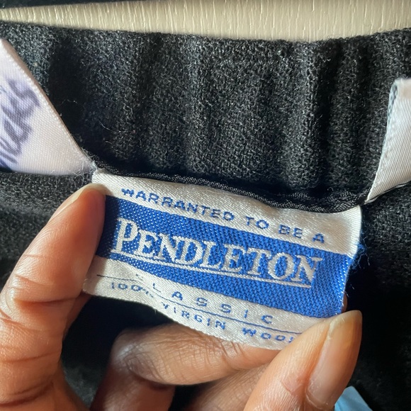 100% Wool Vintage Pendleton Full Trousers - Picture 3 of 8